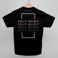 Holy Spirit Outline Tee Shirt Black
