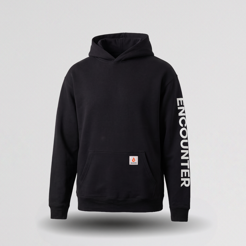 Encounter Everyday Hoodie | Premium AS Colour Fleece Hoodie - Black