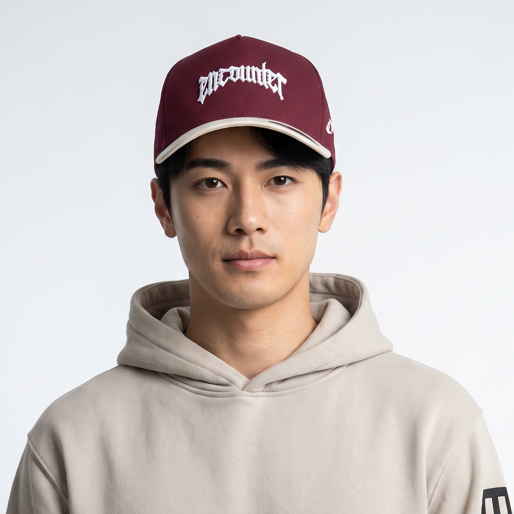 Encounter Suddenly Hat - Burgundy/Ivory