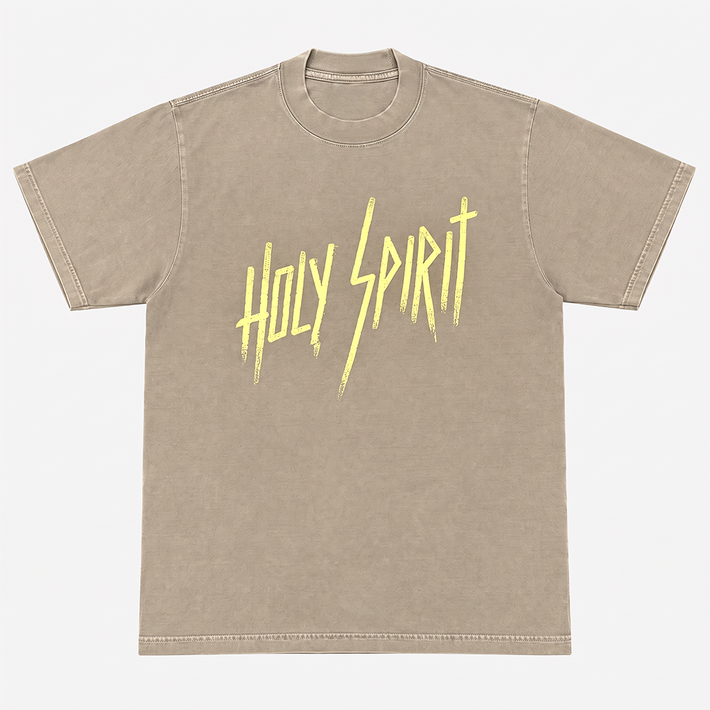 Holy Spirit Fire Tee - Grey