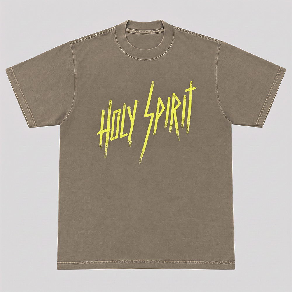 Holy Spirit Fire Tee - Grey