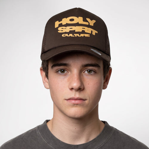 Holy Spirit Culture Trucker Hat - Brown