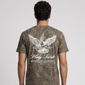 Welcome Holy Spirit Banner Tee - Darkwood Camo
