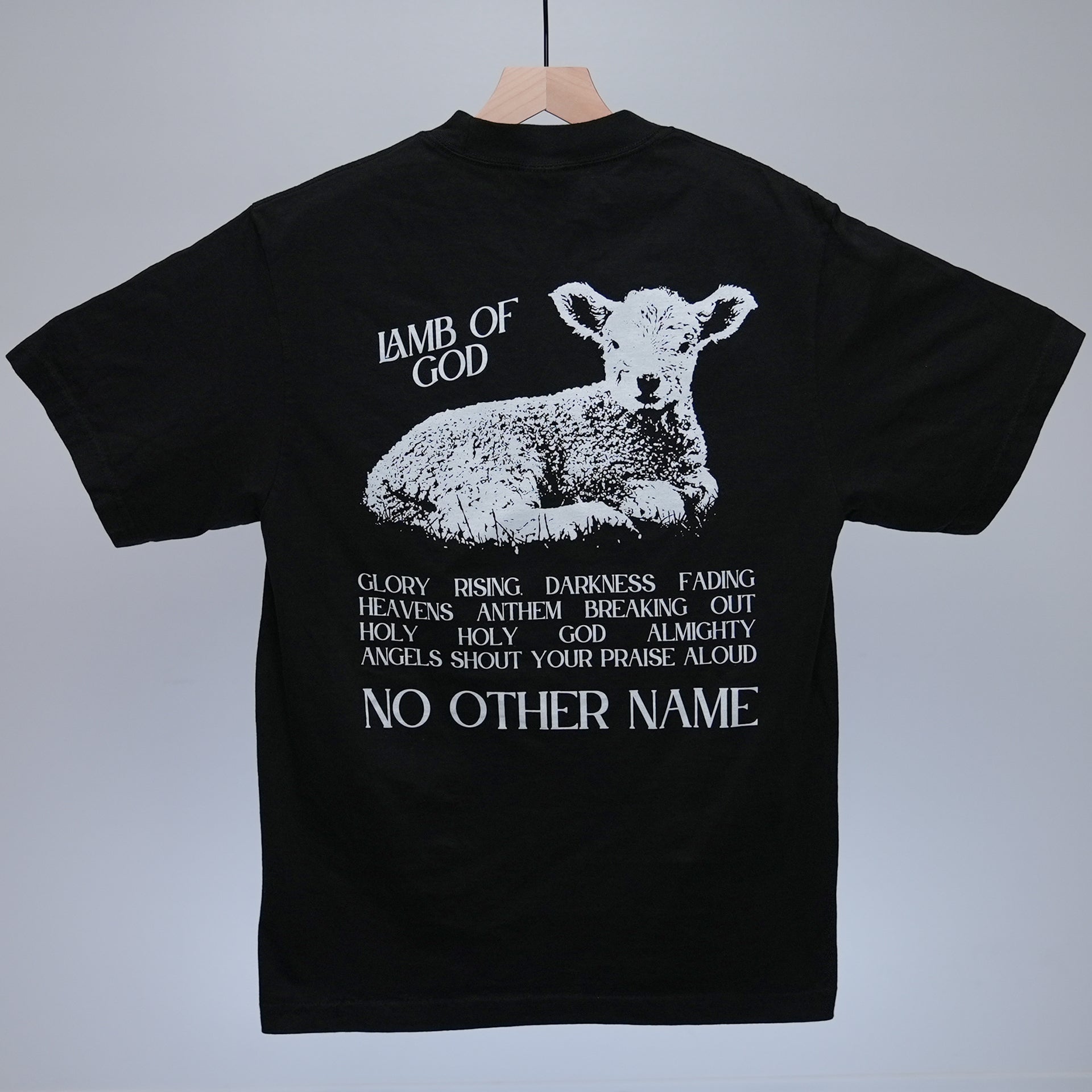 No Other Name Lamb Tee Black