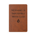 Nothing is Impossible With God Brown NLT Bible