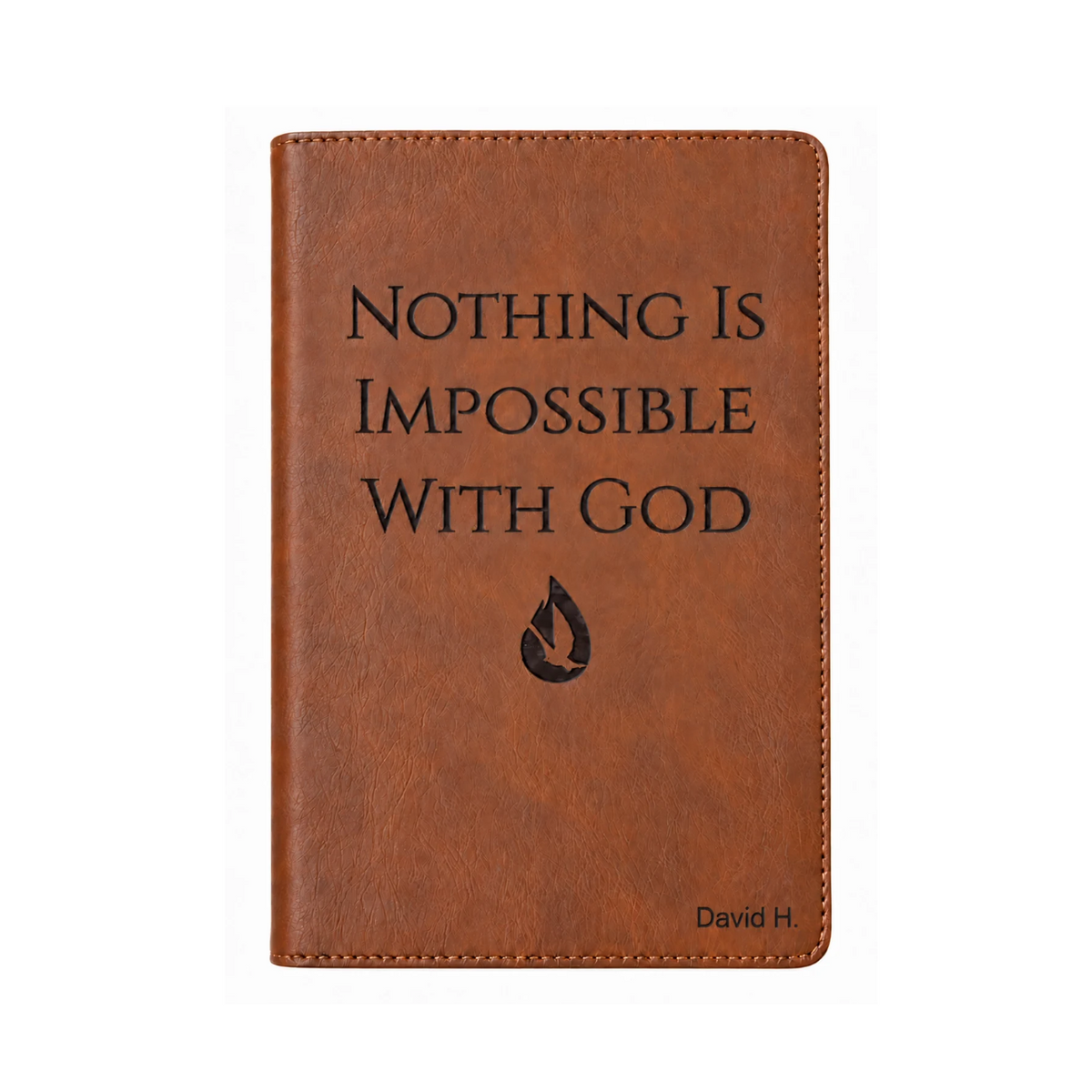 Nothing is Impossible With God Brown NLT Bible
