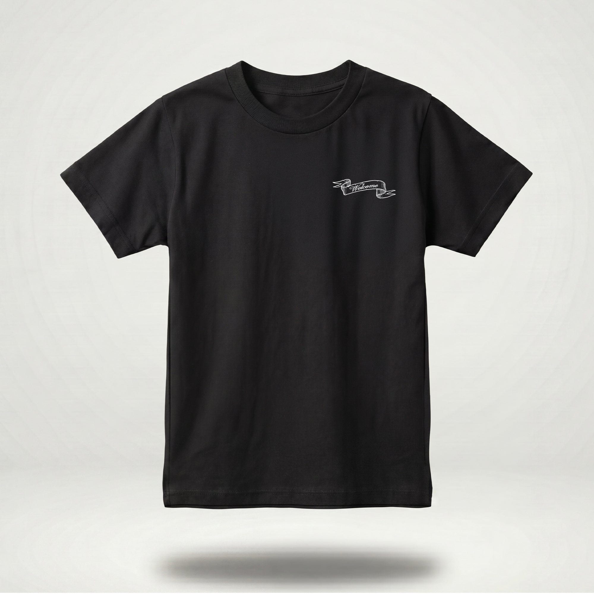 Welcome Holy Spirit Banner Kid's Tee - Black