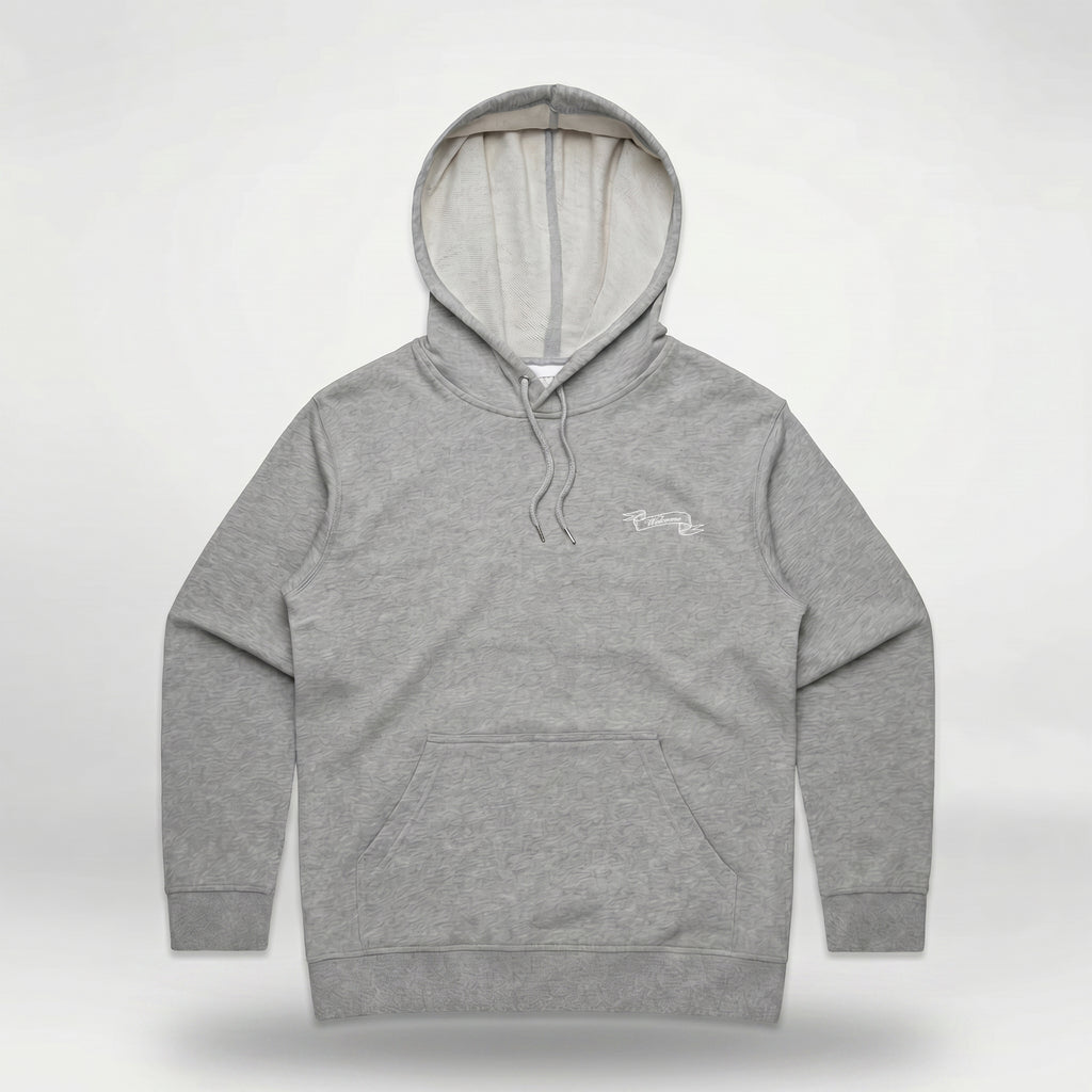 Welcome Holy Spirit Banner Hoodie - Heather Grey