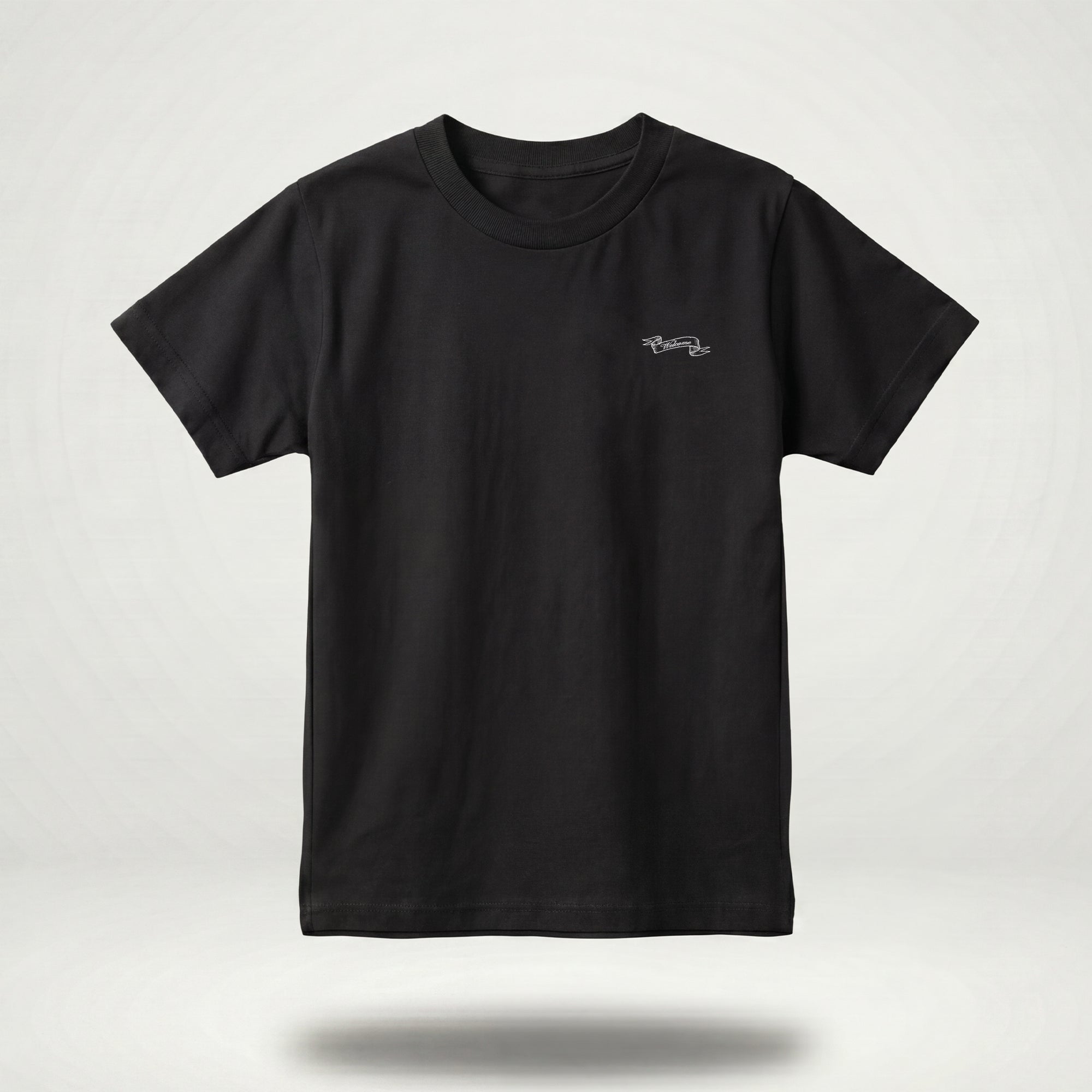 Welcome Holy Spirit Banner Tee - Black